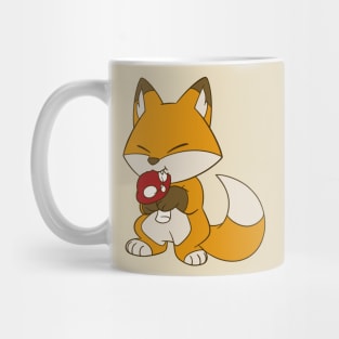 Fox Eating Mushroom Mug